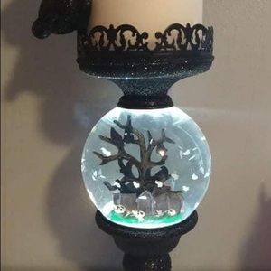BBW Halloween Globe 3 wick Candle Holder
